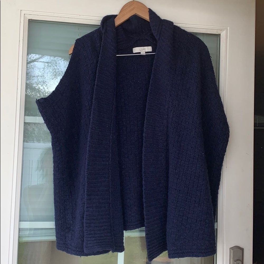 Loft knit vest -L